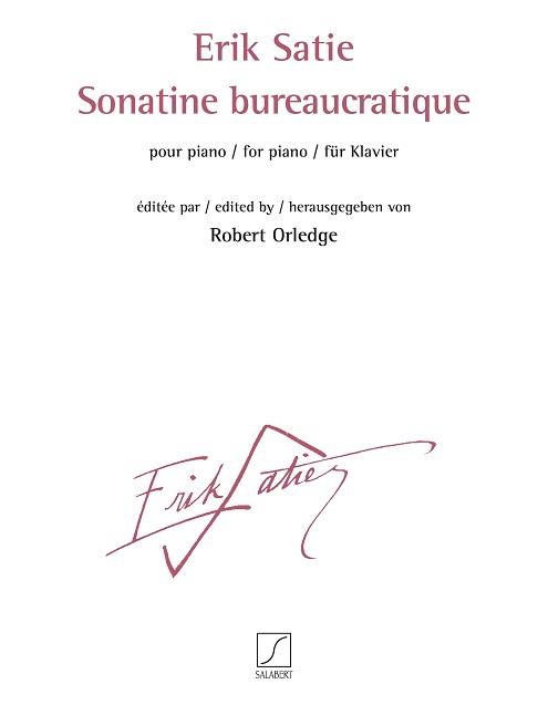 Sonatine bureaucratique - éditée par Robert Orledge - pro klavír